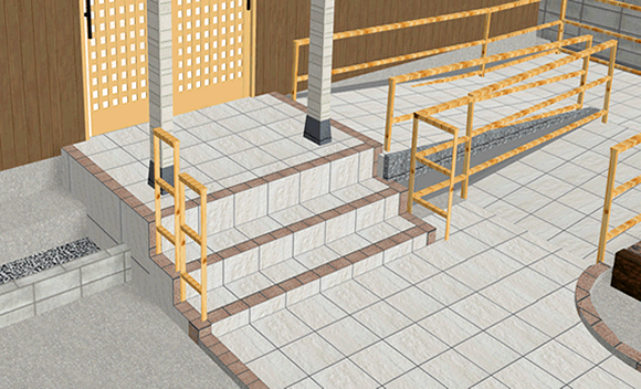 介護エクステリアリフォーム事例02